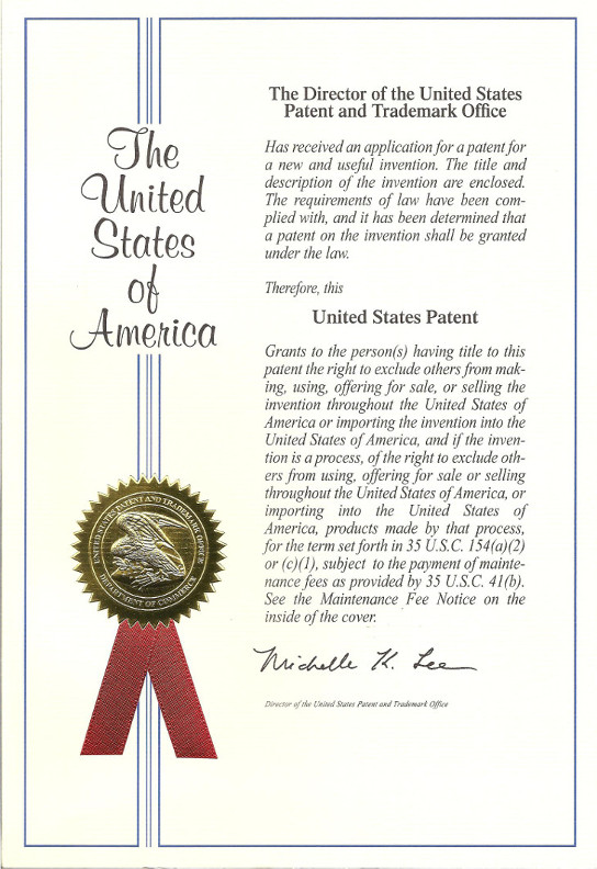 USPTO Patent